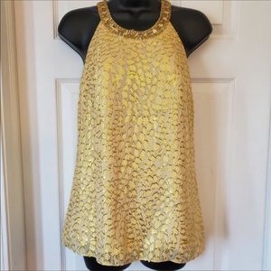 Lilly Pulitzer Corsica Gold Top